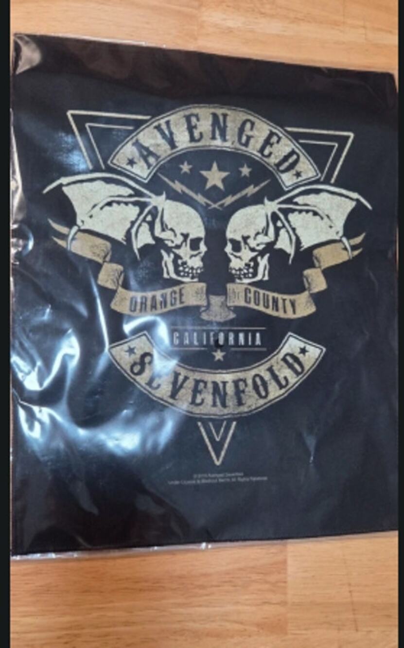 Avenged Sevenfold Orange County Giant Back Patch Deathbat Heavy Metal Razamataz